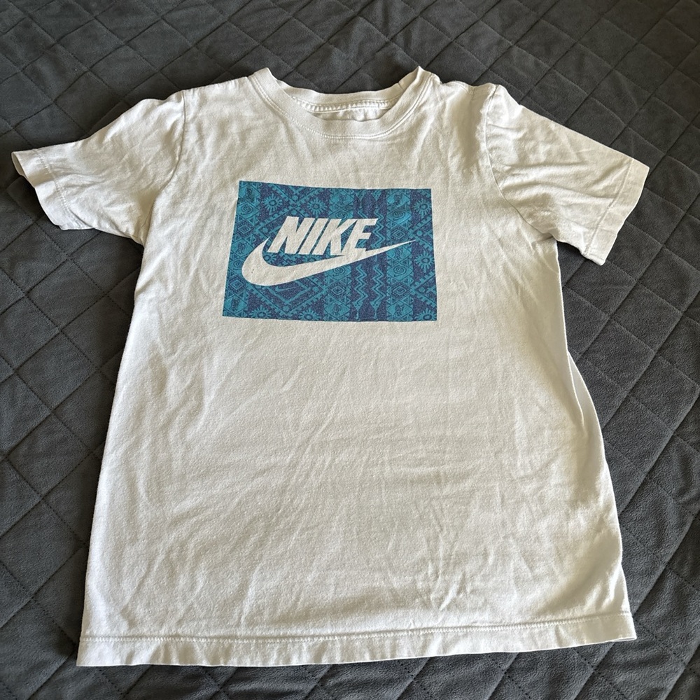 Nike White Tee with Subtle Logo